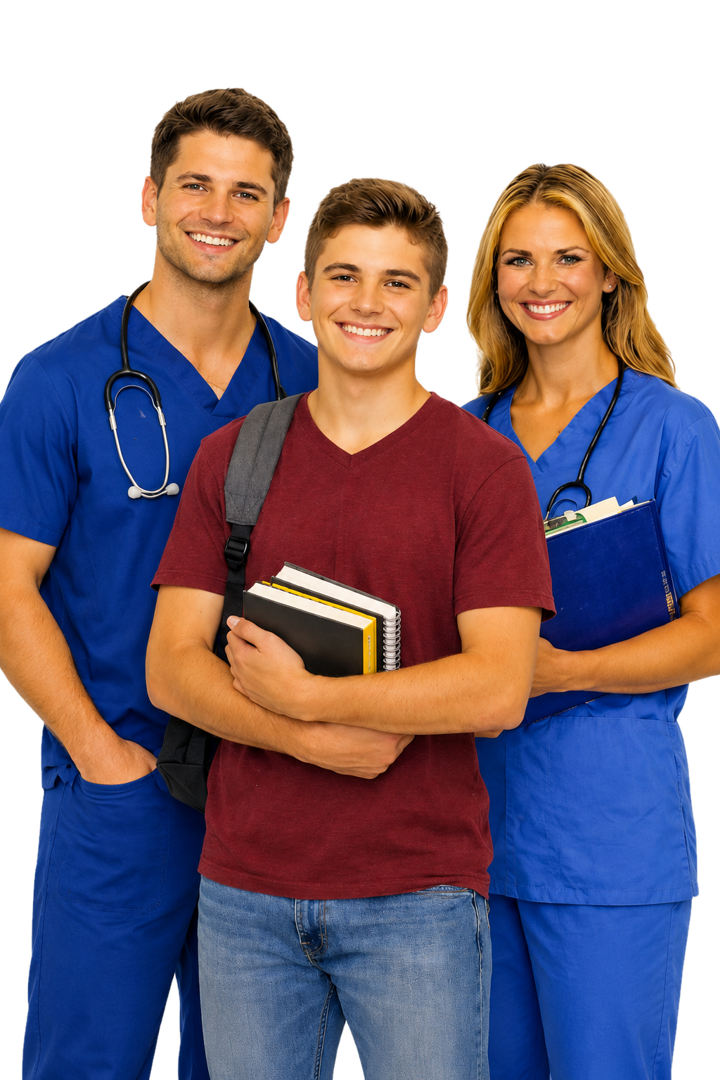 Healthcare students and medical professionals